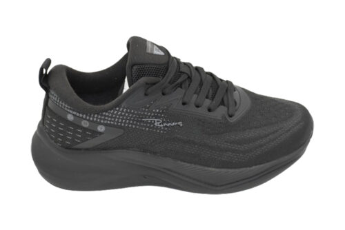 Γυναικεία αερόσολα αθλητικά παπούτσια RUNNERS RNS-261-7306 Μαύρο iordanidis-shoes