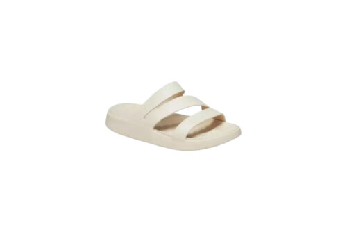 Γυναικείες ανατομικές σαγιονάρες Crocs Getaway Strappy-Truffle 209587-160 Εκρού iordanidis-shoes