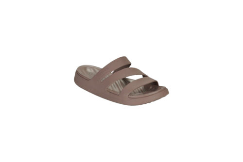 Γυναικείες ανατομικές σαγιονάρες Crocs Getaway Strappy-Truffle 209587-OLF Πούρο iordanidis-shoes